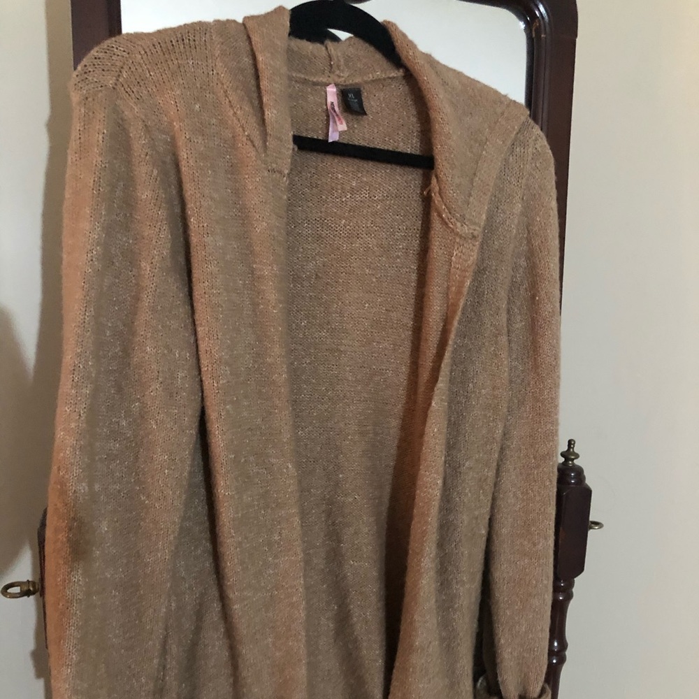 Hooded cardigan